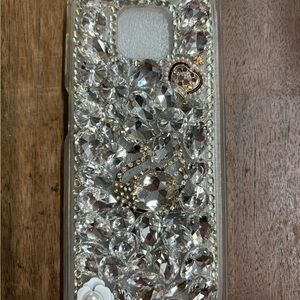 Crystal Clear Swan Rhinestone Phone Case for Motorola G power 2021!
